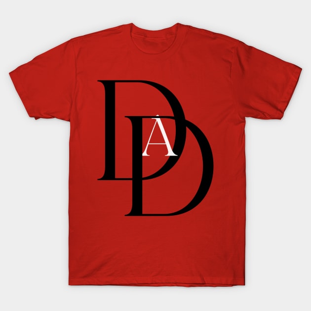 Dad-Devil (text only, black) T-Shirt by Damn_Nation_Inc